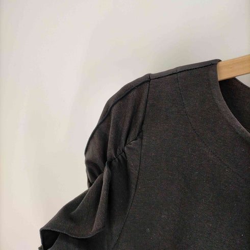 バーニーズニューヨーク BARNEYS NEWYORK ギャザー スリーブ ワンピース レディース FREE