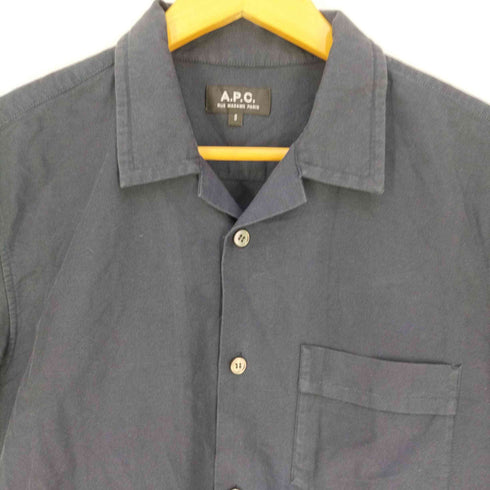 アーペーセー A.P.C. コットン 開襟オープンカラーシャツ メンズ JPN:S