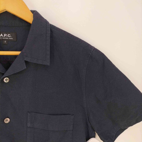 アーペーセー A.P.C. コットン 開襟オープンカラーシャツ メンズ JPN:S
