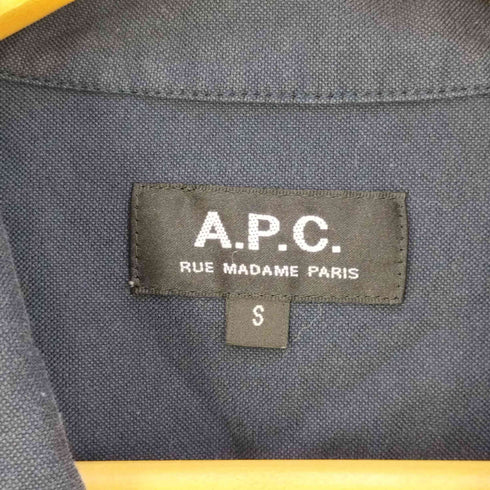 アーペーセー A.P.C. コットン 開襟オープンカラーシャツ メンズ JPN:S