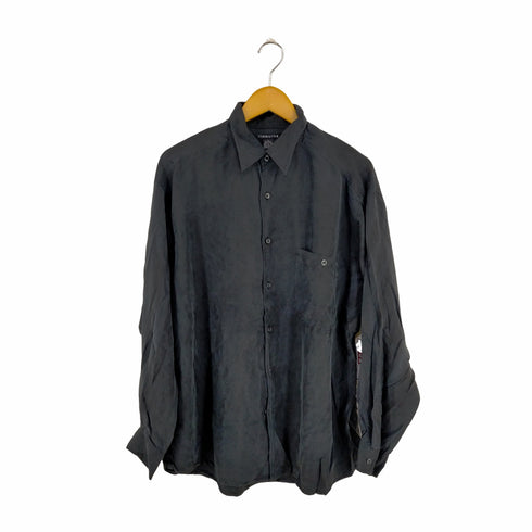 クレイボーン Claiborne シルク レギュラーカラーシャツ メンズ import:L