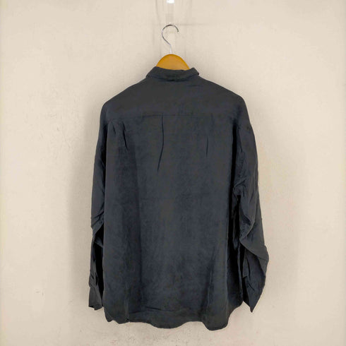 クレイボーン Claiborne シルク レギュラーカラーシャツ メンズ import:L