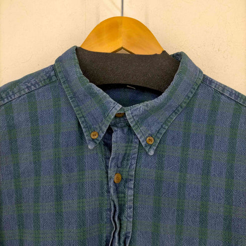 ゲス GUESS チェック BDコットンネルシャツ メンズ import:L