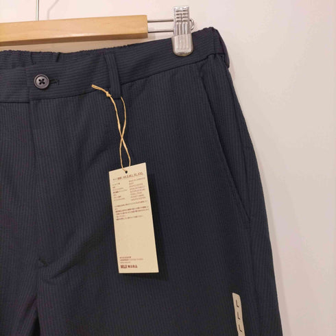 ムジルシリョウヒン 無印良品 かぜを通す ストレッチサッカー ノータックパンツ メンズ L