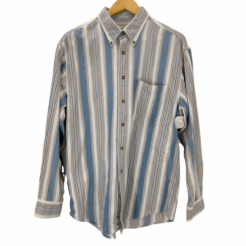 フィールドマスター fieldmaster L/S ストライプBDシャツ メンズ JPN:M