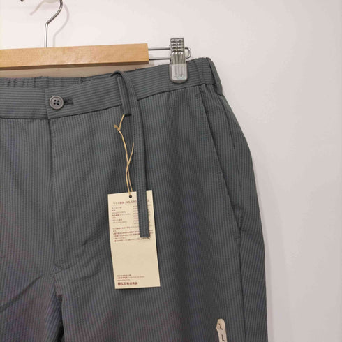 ムジルシリョウヒン 無印良品 かぜを通す ストレッチサッカー ノータックパンツ メンズ L