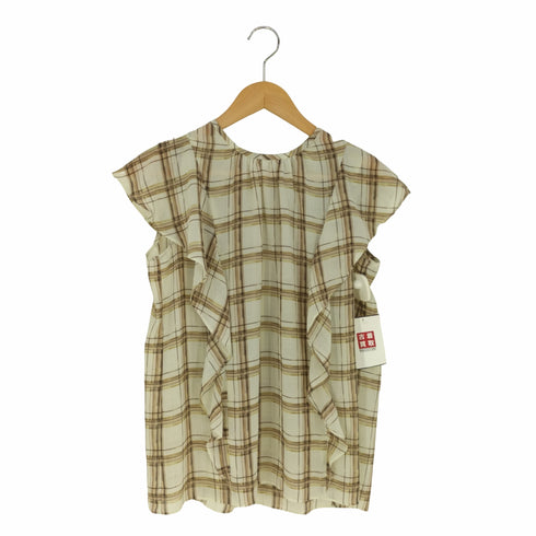 セオリーリュクス theory luxe Soft Plaid Print Nara スリーブレスブラウス レディース JPN:38