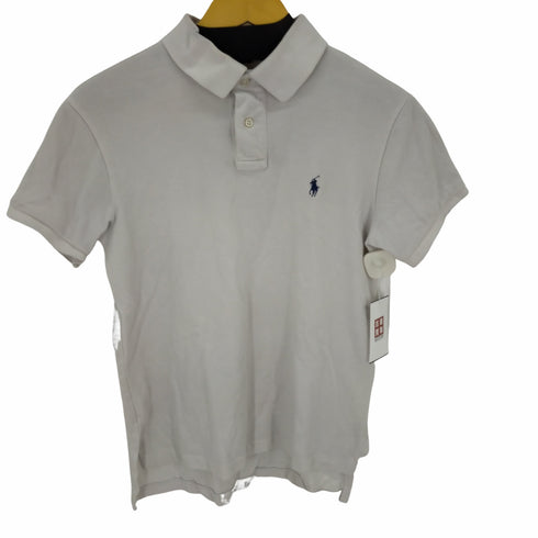 ポロバイラルフローレン Polo by RALPH LAUREN CUSTOM FIT スモールポニー刺繍 S/S ポロシャツ レディース import:M