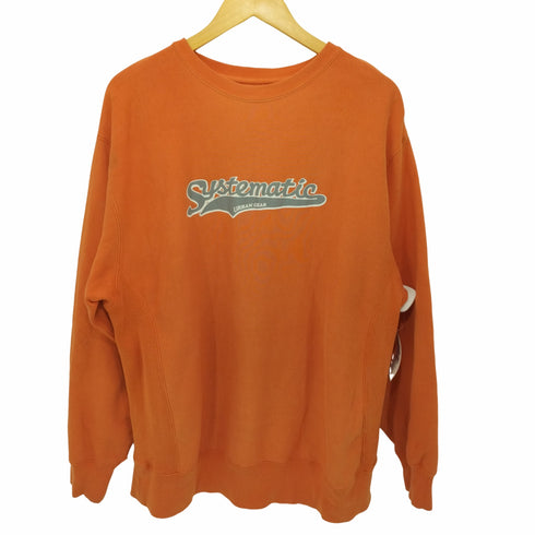 systematic フロントロゴクルーネックスウェット メンズ