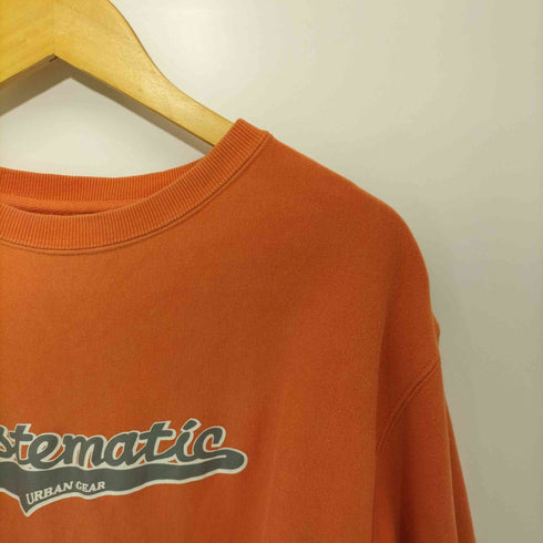 systematic フロントロゴクルーネックスウェット メンズ