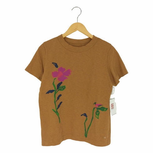 フォーティーファイブアール 45α フラワープリント クルーネックTシャツ レディース JPN:4