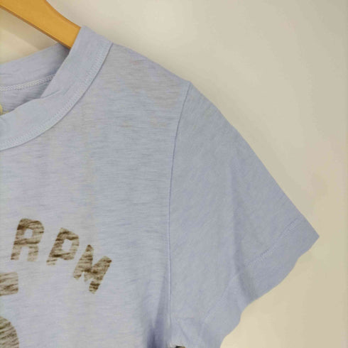 フォーティーファイブアール 45α ナンバリング プリントクルーネックTシャツ レディース JPN:2