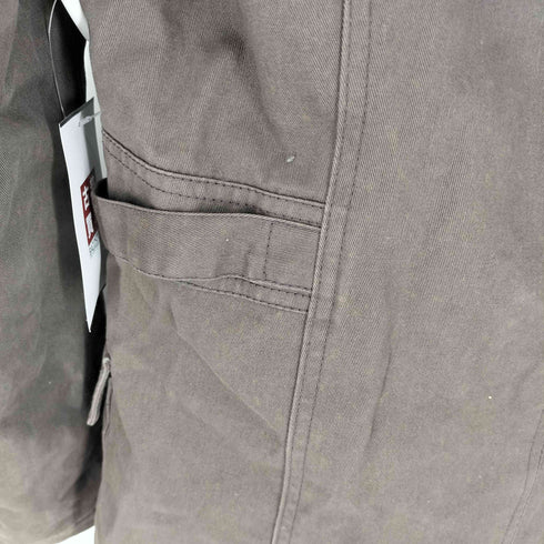 カルバンクラインジーンズ Calvin Klein Jeans 裏地キルティング 比翼 ファー モッズ コート レディース import:L