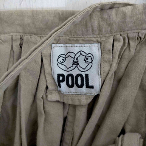 プール POOL ギャザーラップスカート レディース