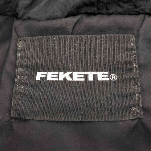 フェケテ FEKETE フルジップ パフジャケット メンズ