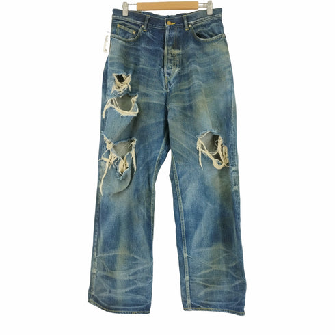 マインドシーカー Mindseeker 23AW 40's Vintage Damage Buggy Denim Jeans メンズ 46