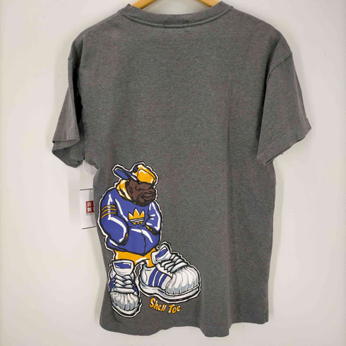 アディダス adidas 白タグ SHELL TOE Tシャツ B系 メンズ import:M