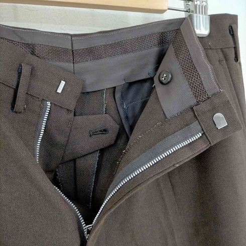 ウールポリ 1タック スラックス メンズ 85