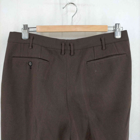 ウールポリ 1タック スラックス メンズ 85