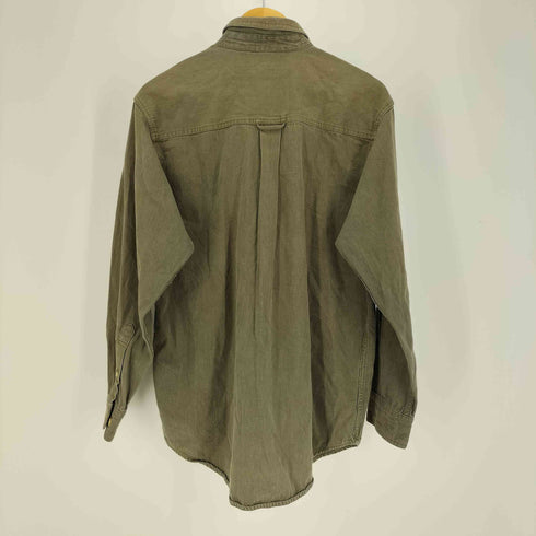 OUTER SPORT ダブルポケット ボタンダウン L/S ワーク シャツ メンズ import:M