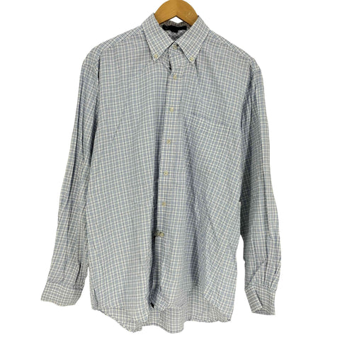 トミーヒルフィガー TOMMY HILFIGER チェック柄 ボタンダウン L/S シャツ メンズ import:M