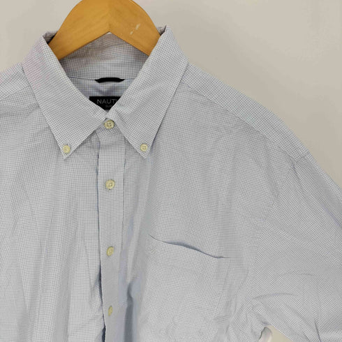 ノーティカ NAUTICA SLIM FIT WRINKLE RESISTANT ボタンダウン L/S シャツ メンズ import:XL