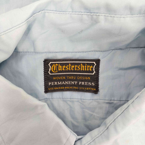 CHESTERSHIRE コットン ポリ L/S ドレス シャツ メンズ