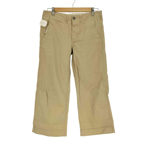 ラルフローレン RALPH LAUREN クロップド ボタンフライ チノ パンツ レディース