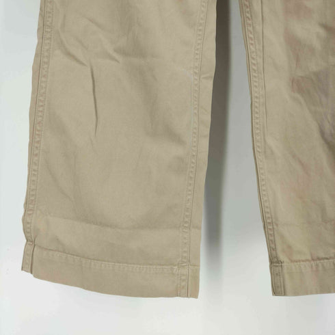 ラルフローレン RALPH LAUREN クロップド ボタンフライ チノ パンツ レディース