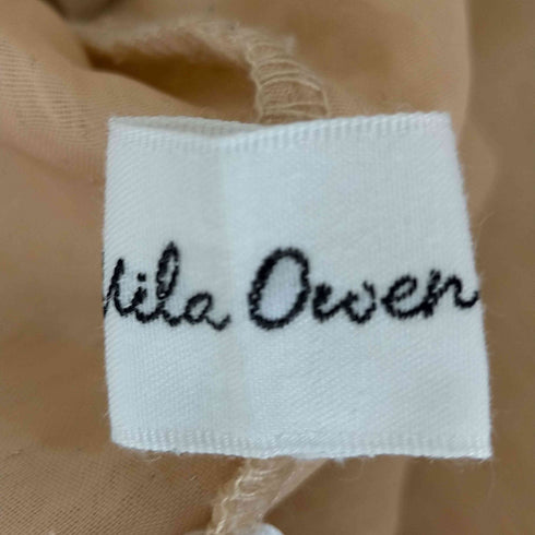 ミラオーウェン Mila Owen クルーネックボリュームスリーブブラウス レディース JPN:0