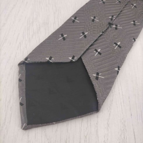 エンポリオアルマーニ EMPORIO ARMANI イタリア製 シルク100% 総柄 ネクタイ メンズ