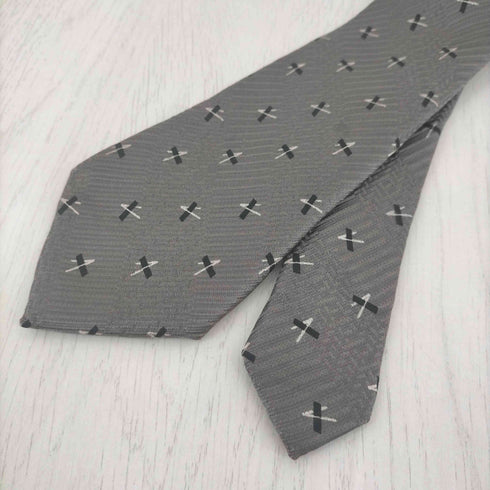 エンポリオアルマーニ EMPORIO ARMANI イタリア製 シルク100% 総柄 ネクタイ メンズ