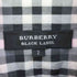 バーバリーブラックレーベル BURBERRY BLACK LABEL ワンポイントロゴ刺繍 ギンガムチェックシャツ メンズ 2