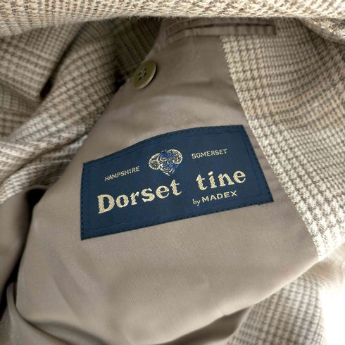 dorset tine by madex チェック 背抜き 2Bシングルテーラードじゃけ十 メンズ A-5