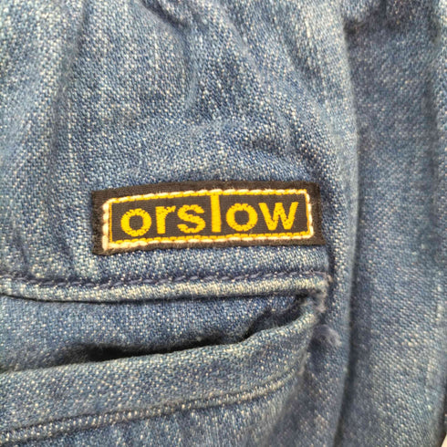 オアスロウ orSlow ウェビングベルト デニムクライミングショーツ メンズ 2