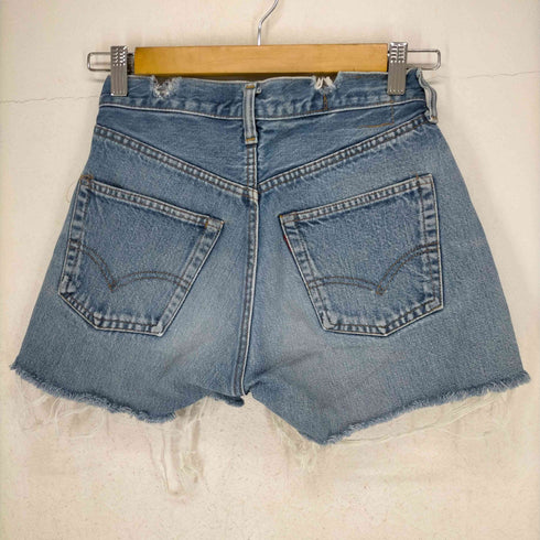 リーバイス Levis 90-00s バレンシア ボタン裏555 ボタンフライショートデニムパンツ レディース