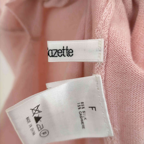 ウィムガゼット Whim Gazette シルク カシミヤ Vネックプルオーバー レディース FREE