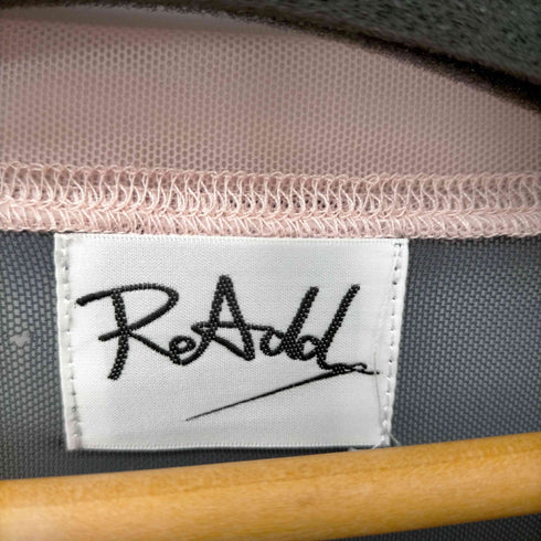 READD バイカラーシアーカットソー メンズ
