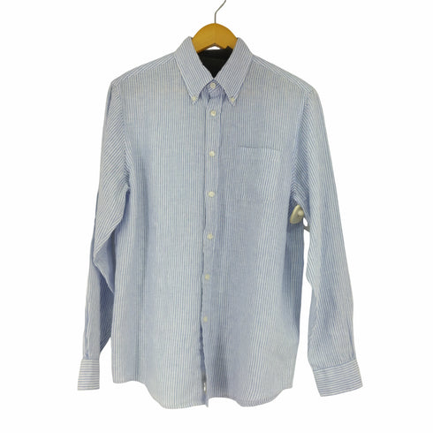 ブルックスブラザーズ BROOKS BROTHERS REGENT FIT ロンドンストライプ リネンシャツ メンズ JPN:M