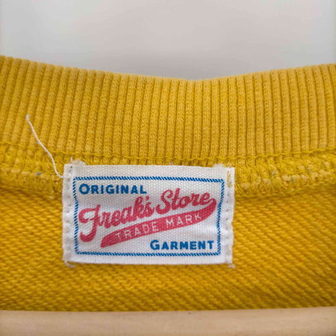 フリークスストア FREAKS STORE 22SS フロッキープリント ラグランクルーネック スウェット メンズ FREE
