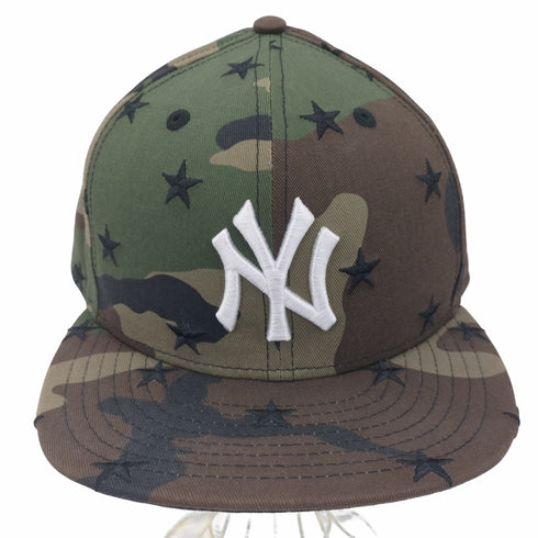 ニューエラ NEWERA 59FIFTY STARS カモ柄 ベースボールチームキャップ メンズ L/XL
