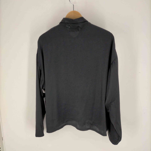 ハレ HARE サテン L/S ポロシャツ メンズ FREE