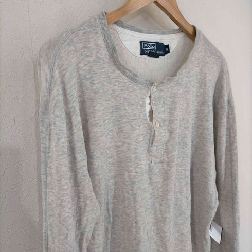 ポロバイラルフローレン Polo by RALPH LAUREN オートミール ヘンリーネックカットソー メンズ import:M