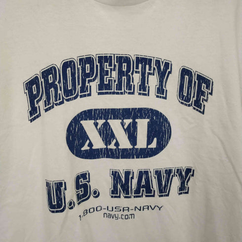 フルギ murina USA製 PROPERTY OF US.NAVY クルーネックTシャツ メンズ import:M