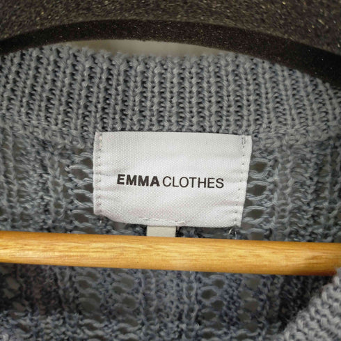 エマクローズ EMMA CLOTHES クロシェ編み S/Sサマーニット メンズ FREE