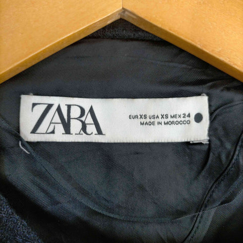 ザラ ZARA メタルボタン ツイードジャケット レディース import:XS