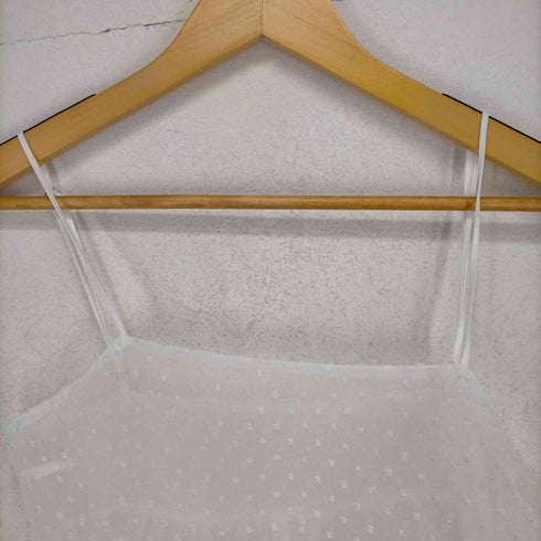 ユーバイスピックアンドスパン U by SPICK&SPAN 23AW シアーポップコーンキャミブラウス3 レディース FREE