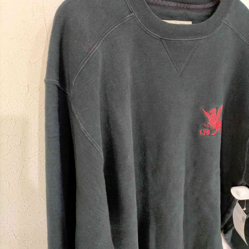 ラッセルアスレチック RUSSELL ATHLETIC PRO COTTON CFS グリフィン刺繍 前V クルーネックスウェット メンズ import:L