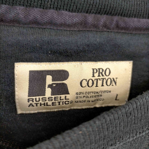 ラッセルアスレチック RUSSELL ATHLETIC PRO COTTON CFS グリフィン刺繍 前V クルーネックスウェット メンズ import:L