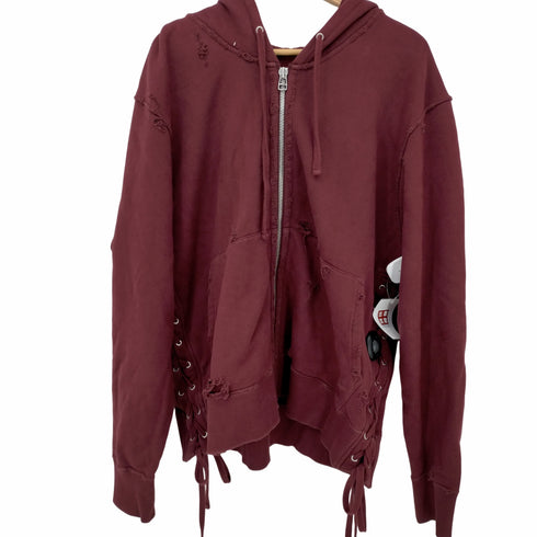 フェイスコネクション FAITH CONNEXION 18AW サイドレースクラッシュジップパーカー メンズ import:S